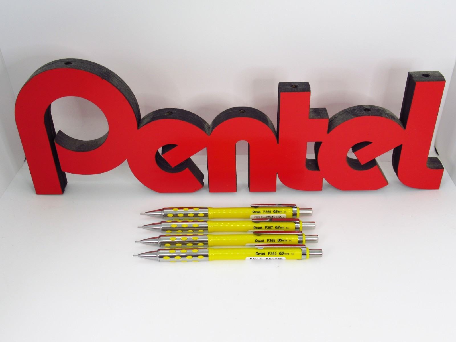 Pentel P360 Stein 360 – Yellow, Set of 4 (Brazil)