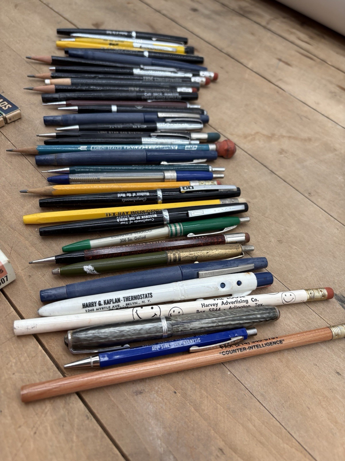 35+ Vintage Advertising Pens/Pencils/Mechanical Scripto Eberhard Faber Stenorace