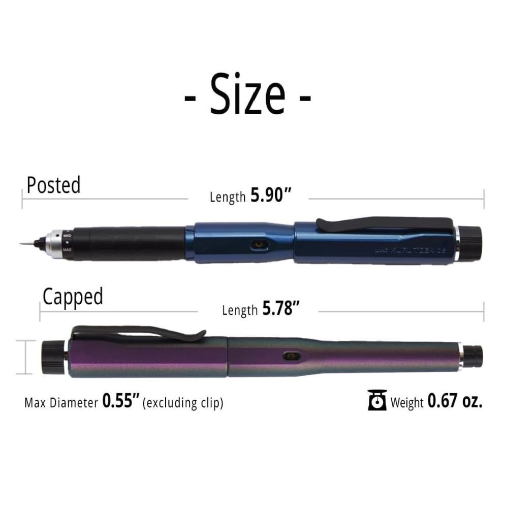 Uni Kuru Toga DIVE Auto Lead Mechanical Pencil 0.5mm Abyss Blue M550001P New