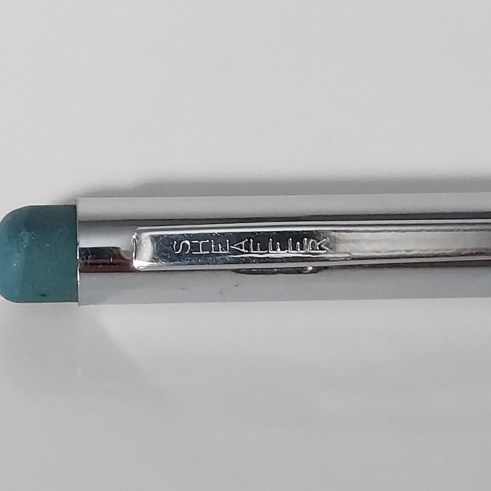 Vintage 1960s Sheaffer Black & Chrome Tip Eraser Mechanical Pencil (No Monogram)