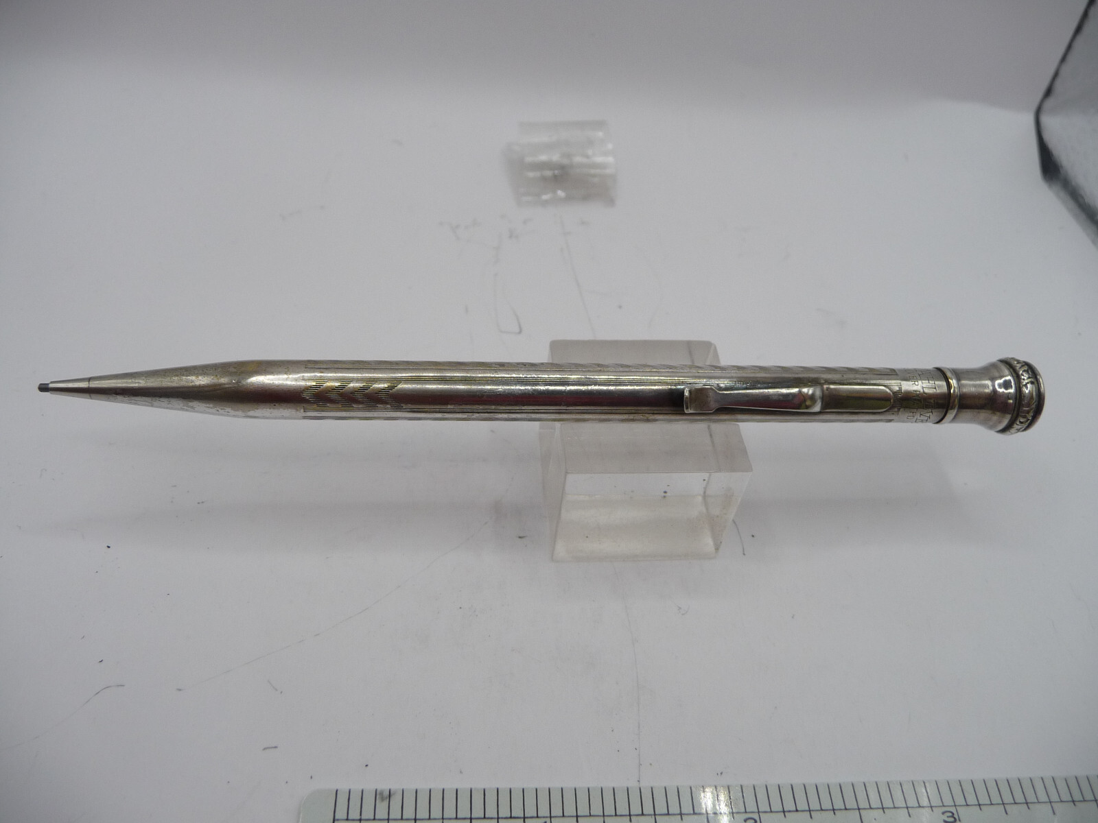 Wahl-Eversharp Vintage Silver Plate l.l mm Pencil–working