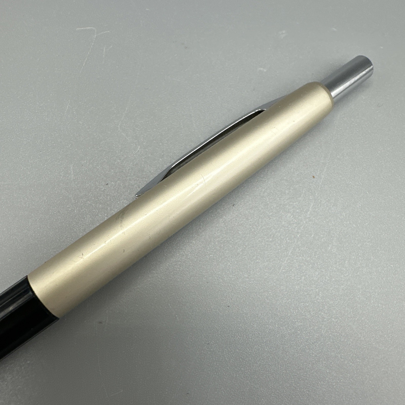 Vintage Pentel 5 Mechanical Pencil Brushed Stainless Steel Japan