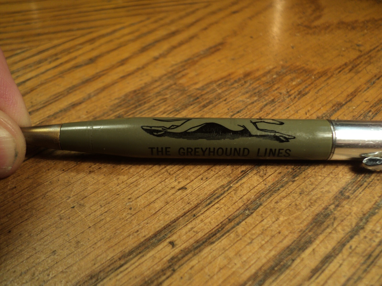 Vintage Vernon Mechanical Pencil Greyhound Lines 5-1/8″ Long Sample No. MC 763