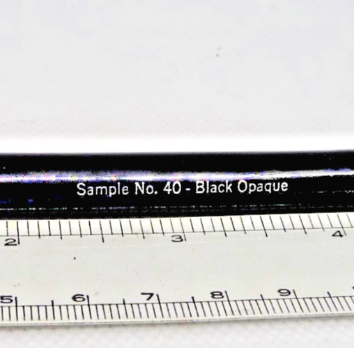 Lyncraft Black and Chrome l.l mm Pencil-working-sales sample imprint on pen