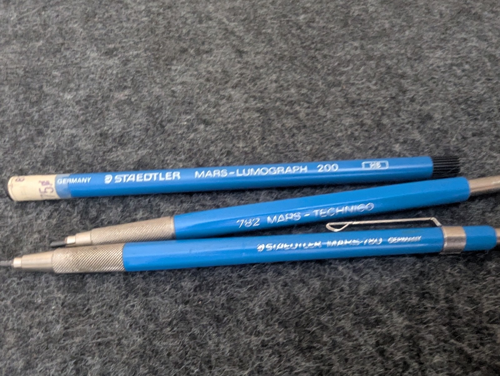 vintage staedtler mars technico 780 + 782 GERMANY drafting pencil