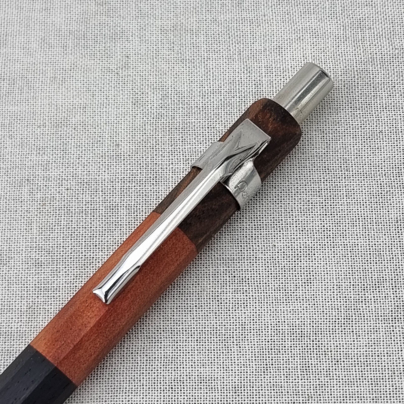 Hand Crafted Pentel P-205 Mechanical Pencil with Octagonal Wood Barrel