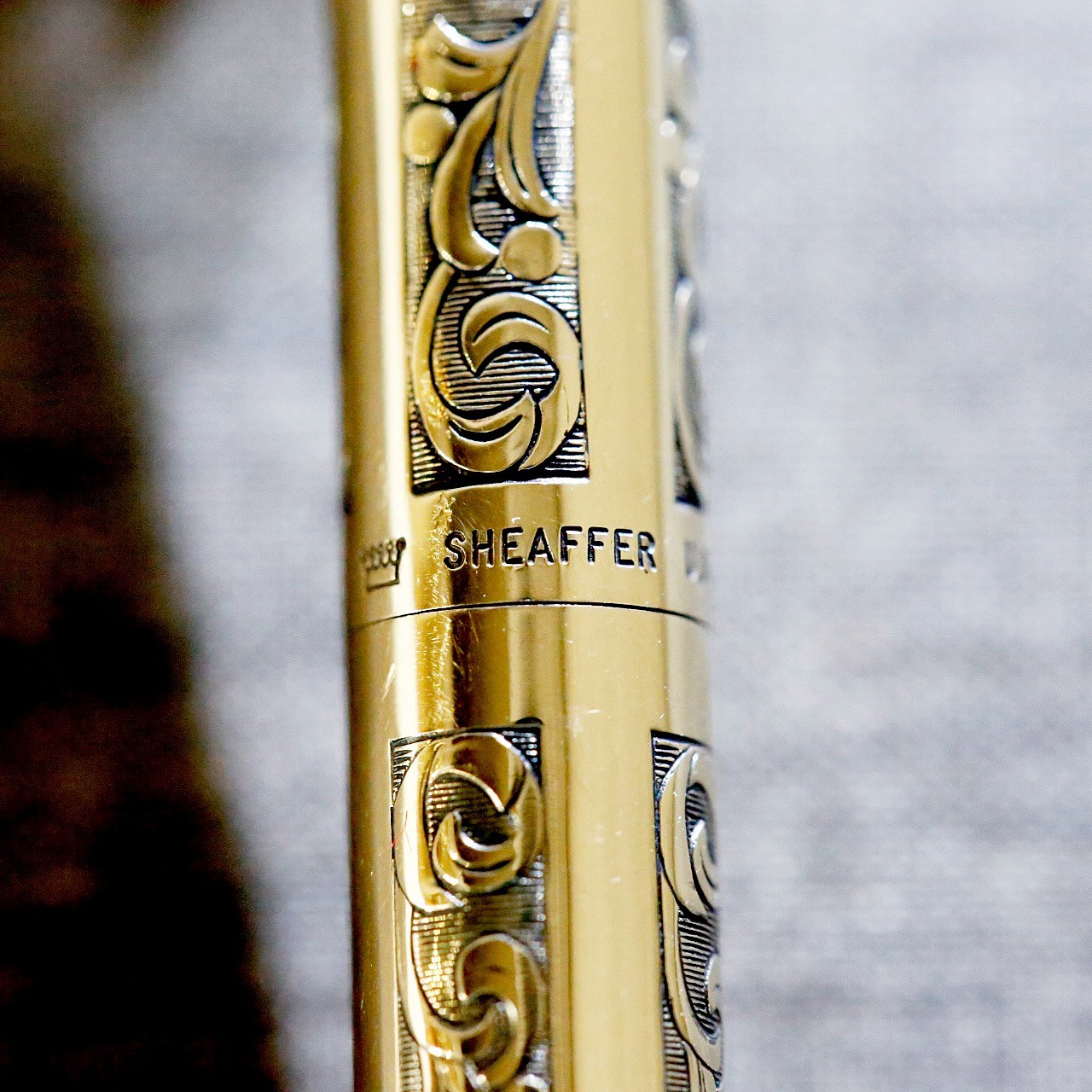 Vintage Sheaffer Mechanical Pencil 12K GF Gold Filled Floral Engraved USA