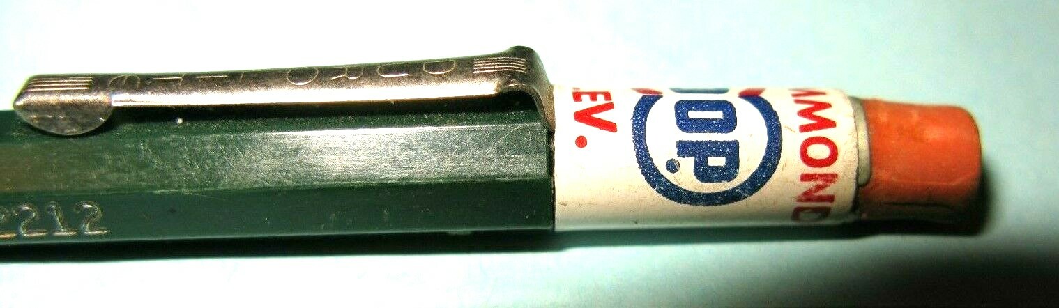 PRE-OWNED AUTOPOINT RED/BLUE MECHANICAL PENCILFOR REAL THIN LEAD ALL WORKING ADV