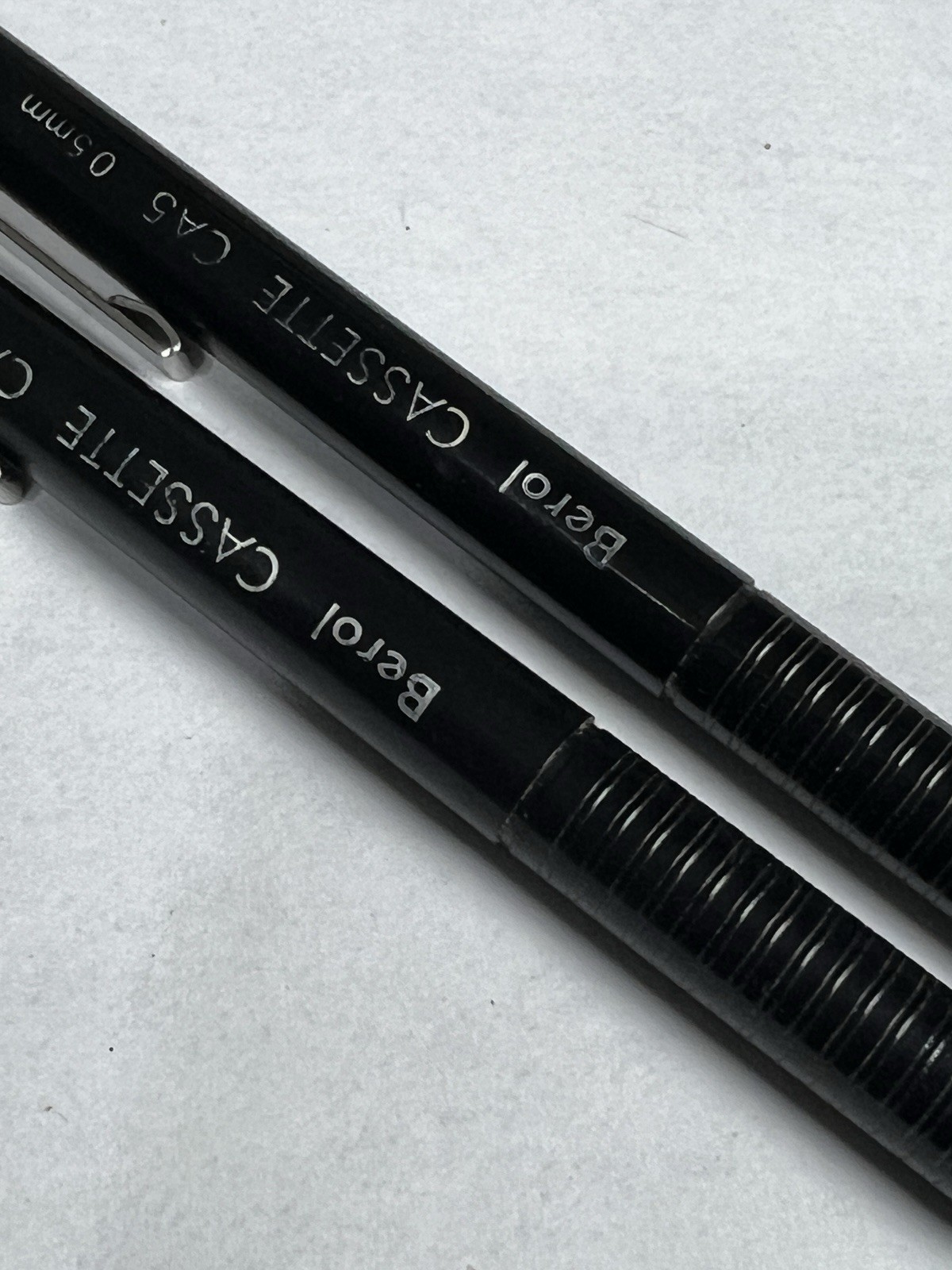 Vintage Berol Cassette CA-7 XL 0.7mm Mechanical Pencil Fine Maroon Barrel Lot 2