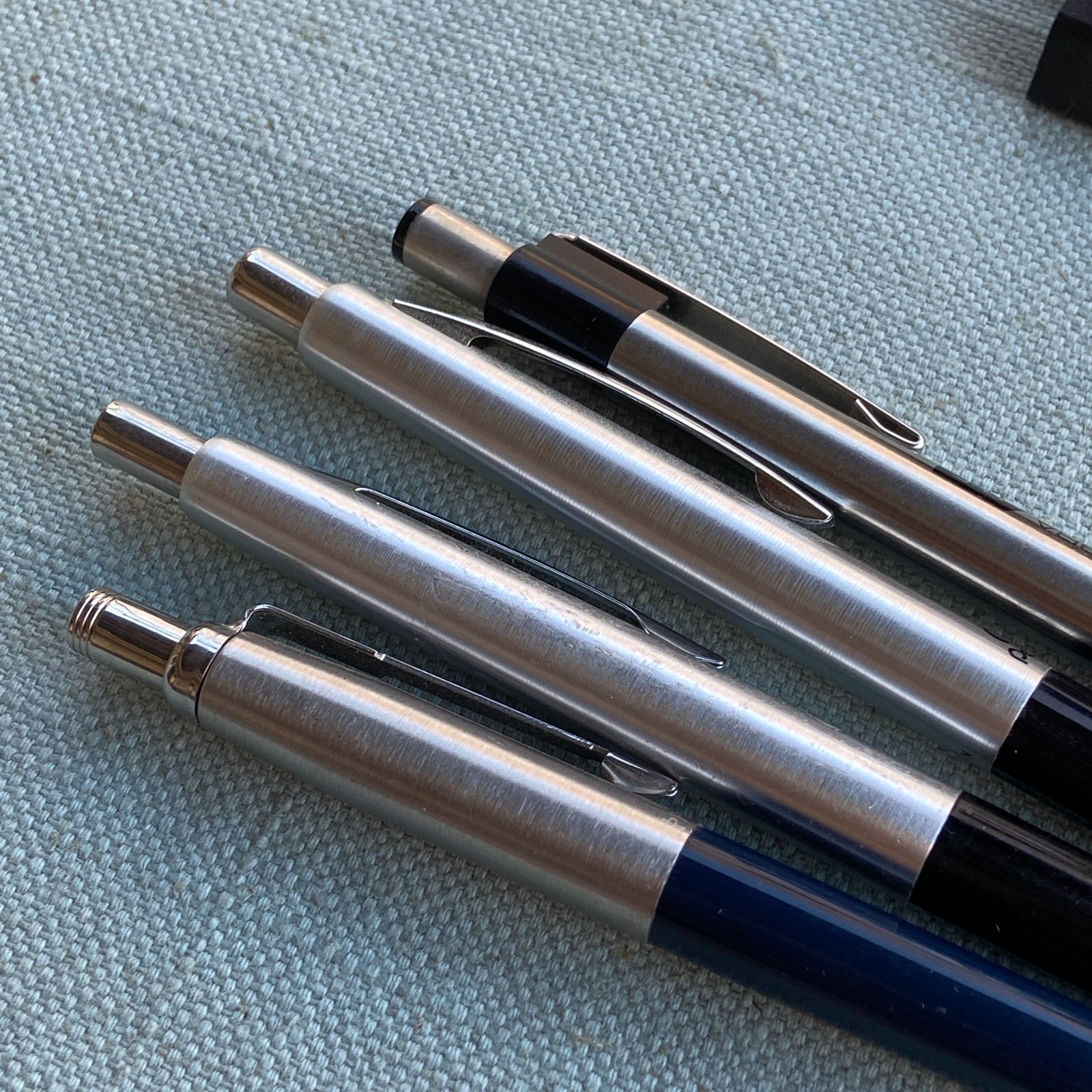 Vintage Drafting Pentel 5 S55 Parker Zebra M-301 Pencil 0.5 m/m 4H HB Lead Lot M