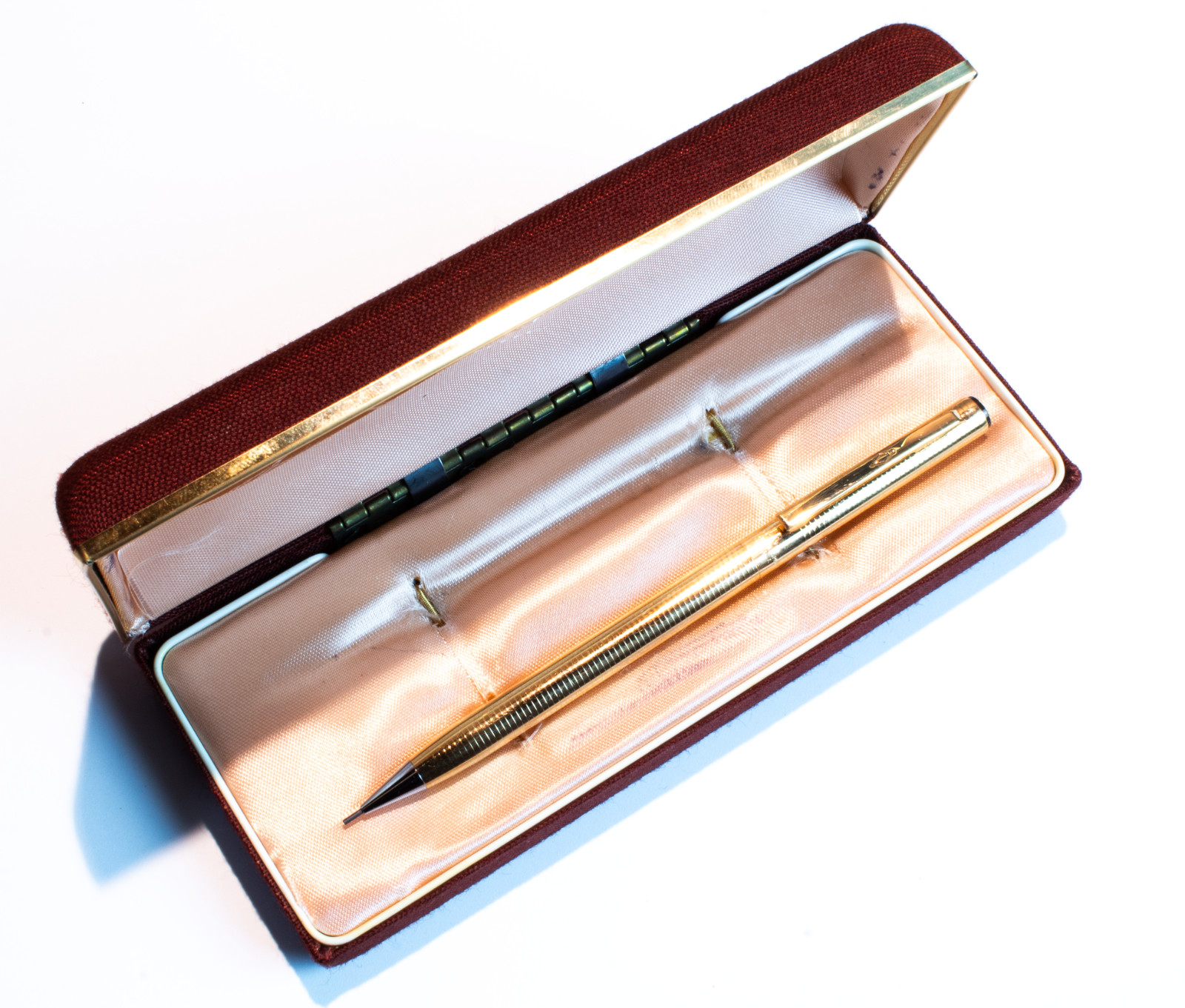 Anson Pencil 22kt Gold Electroplate With Case