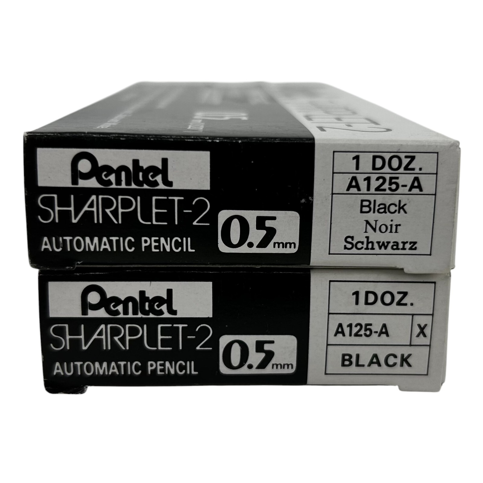 Vintage Japan 19 Pentel 0.5MM A125 Sharplet-2 Automatic Mechanical Pencils Black