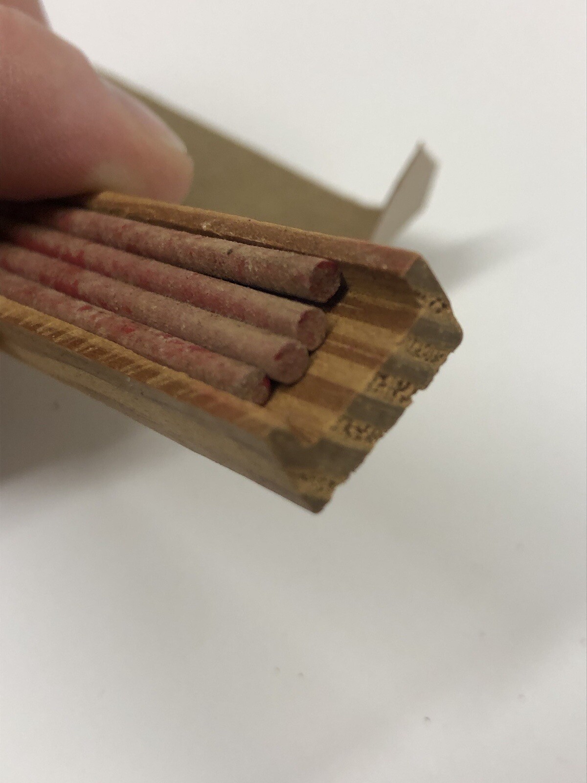 Vintage Scripto -Thick China Marking Leads Wax G920 Red .120″ Pencil Mechanical