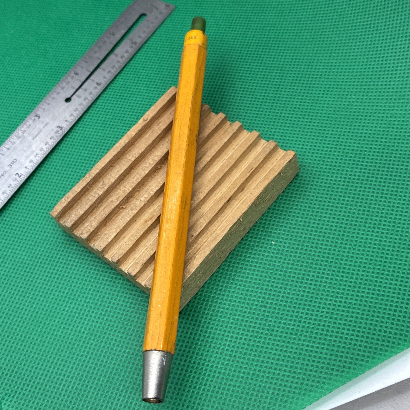 blue pusher EBERHARD FABER 606 ” VAN DYKE ” CHR MO LEADHOLDER pencil 2 mm Loc5