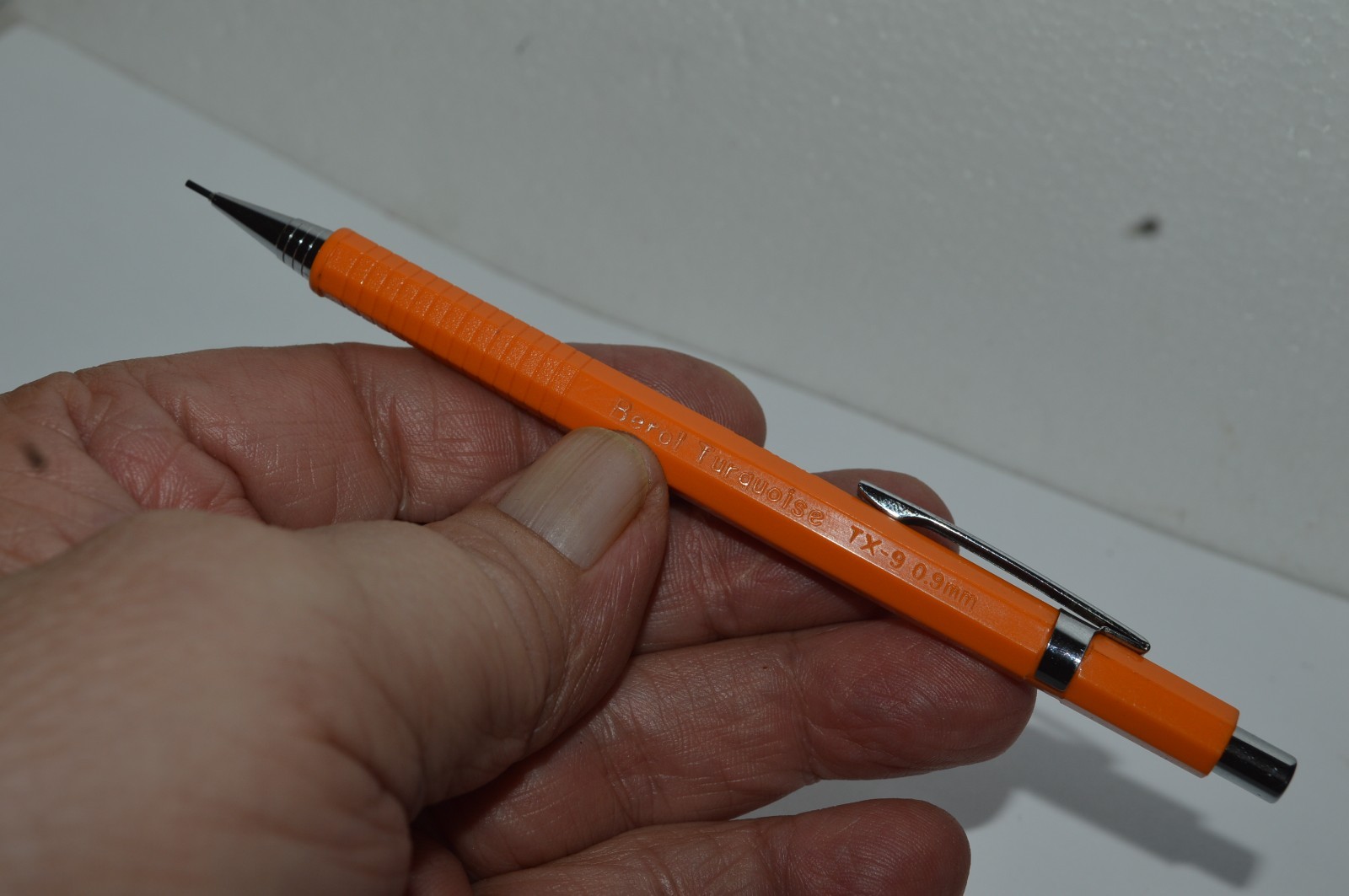 BEROL Turquoise TX-9 Automatic Pencil 0.9mm Yellow Japan 1990’s Tested Retired