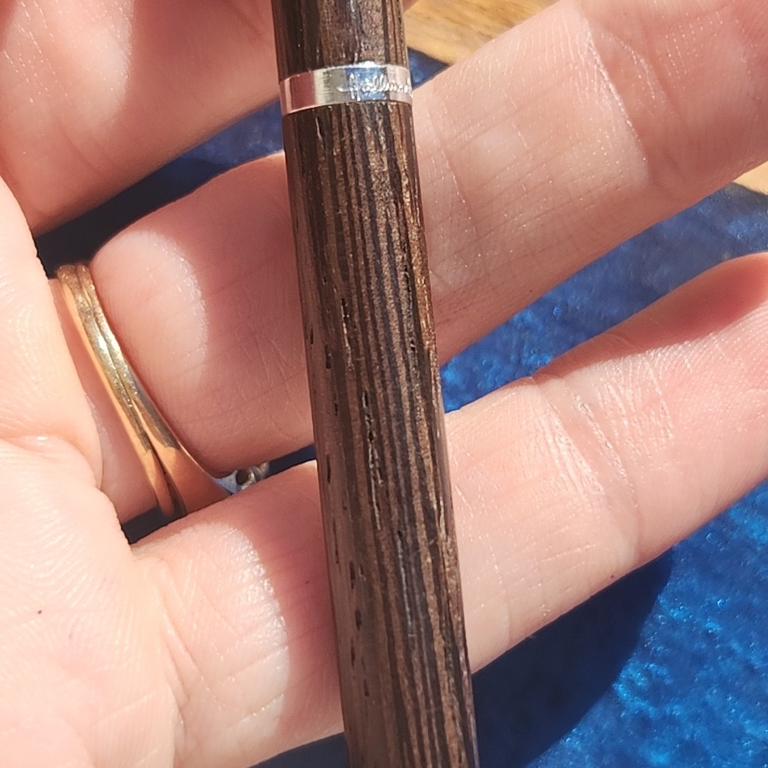 Vtg Hallmark Mechanical Pencil Made In USA Wood Tone Collectible Desk Writing