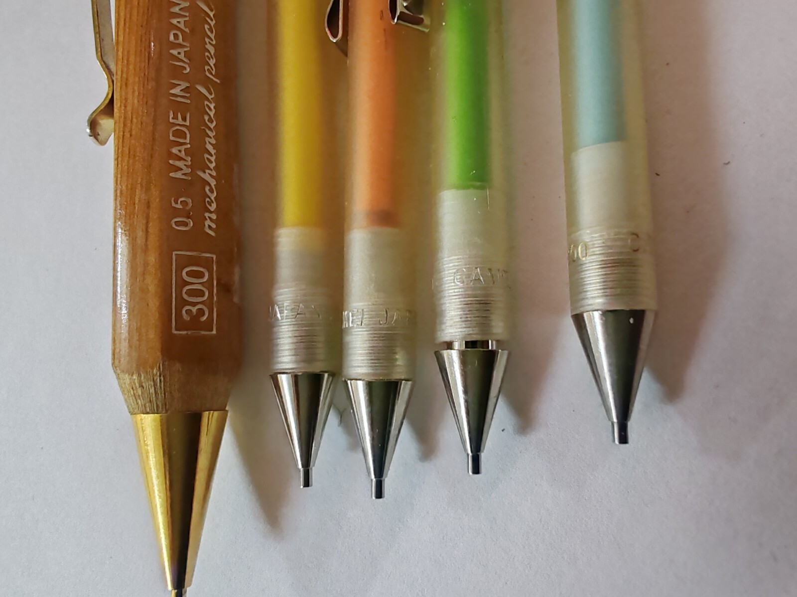 Vinrage Rare Nos Mini Camel Brand Mechanical Pencil 4 Pcs 200 , 1 Pc 300 , Japan