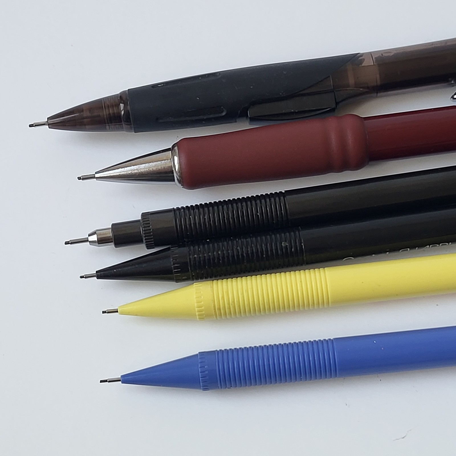 Pentel Mechanical Pencils Lot of 6 Sharplet-2 PG307 Twist Erase Click PD277
