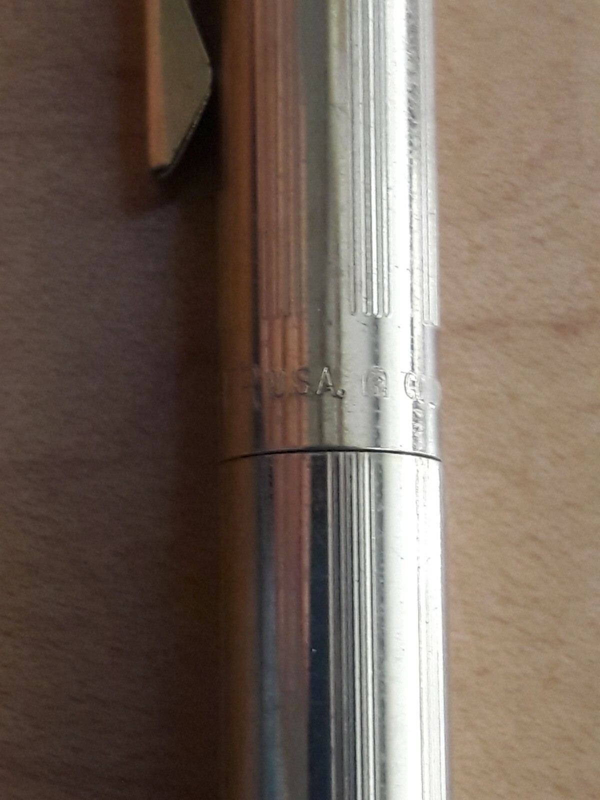 “Sheaffer” TRZ Gold Electroplated 0.9 mm Mechanical Pencil no box c.1980’s