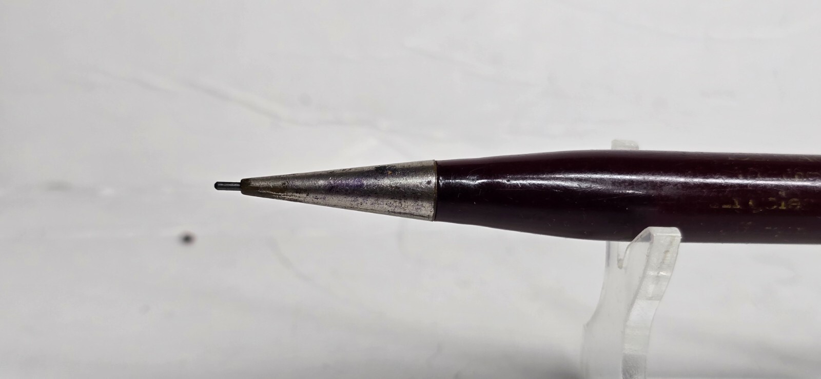 Vintage Ritepoint Mechanical Pencil Brown & Gold Tone USA Twist Mechanical