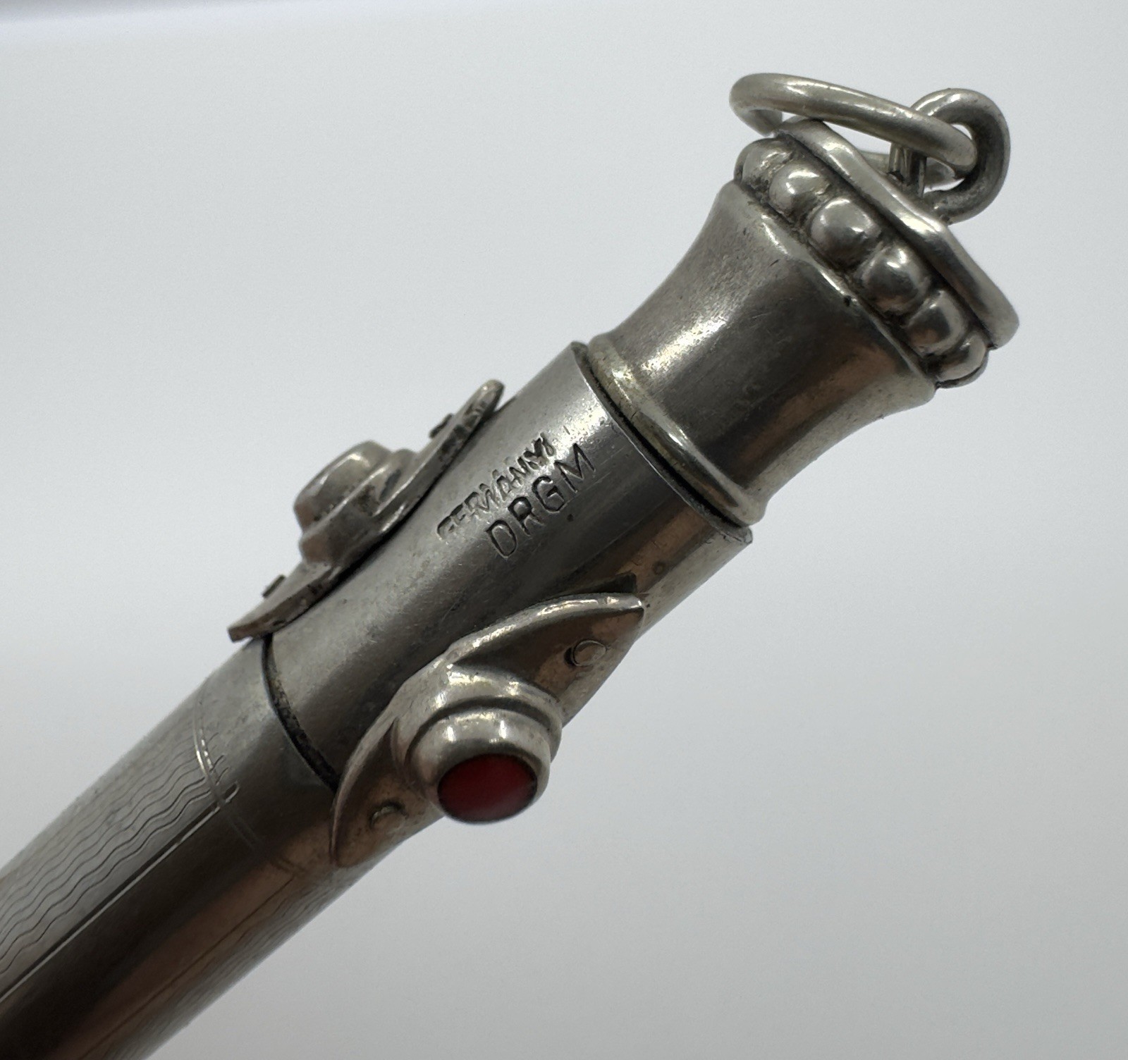 Rare German DRGM Art Deco Guliioché 4-Color Mechanical Pencil c. 1930s – Working