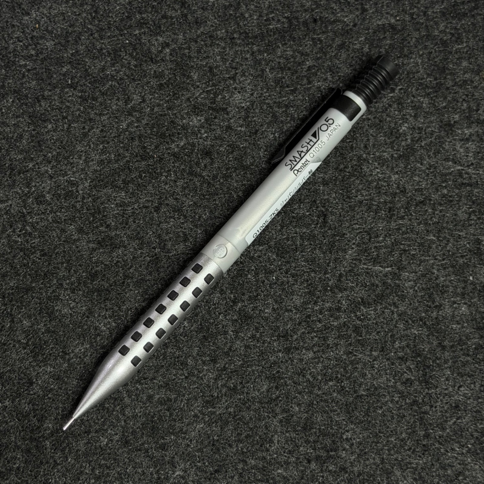 Pentel Smash Kitera Limited Japan Silver 0.5mm Q1005-ZKS Mechanical Pencil New