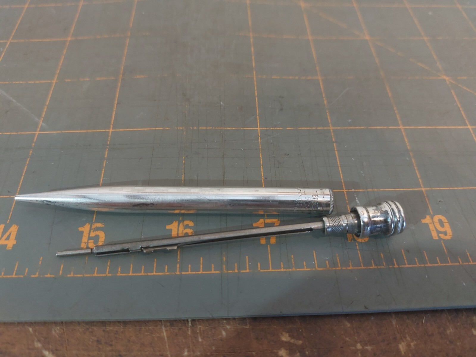 Vintage Ingersol Redipoint Sterling Silver Twist Mechanical Pencil