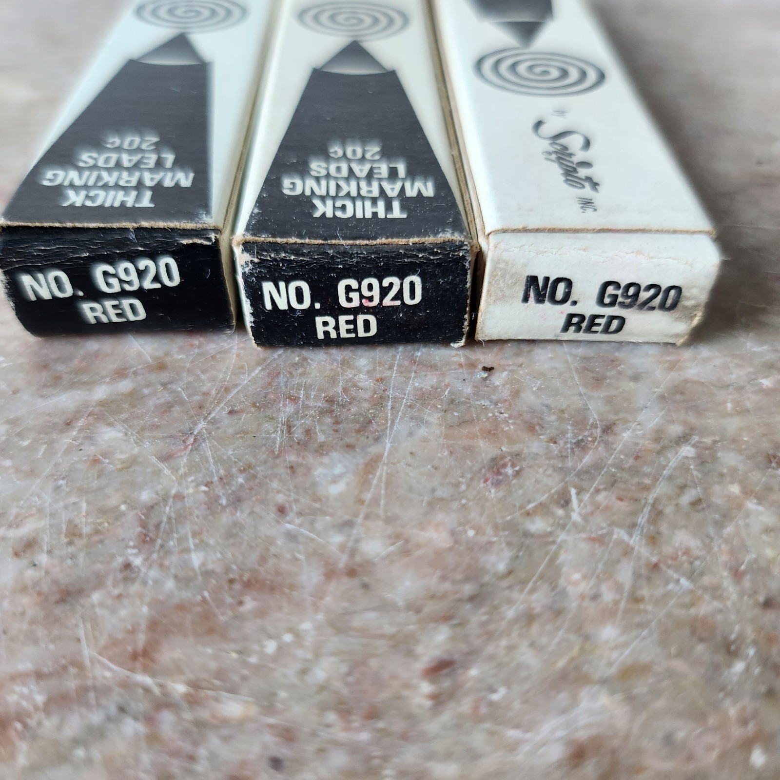 Vintage Scripto #G920 Red Thick Leads 3 Packs Original Box NOS