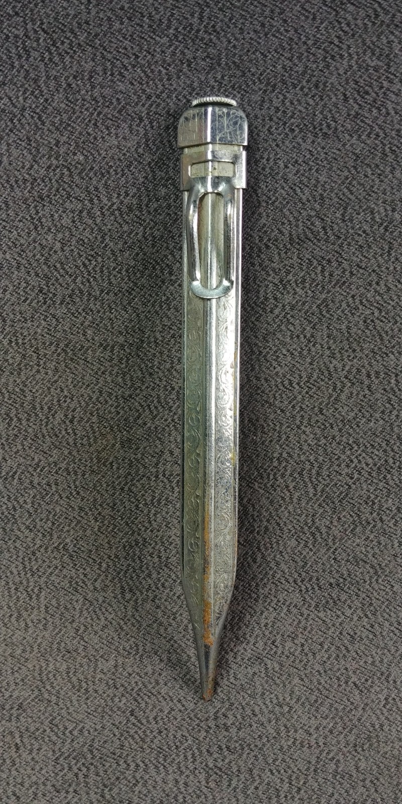 1930s Mechanical Pencil Sarastro? Art Deco Brass Plated Antique Unknown