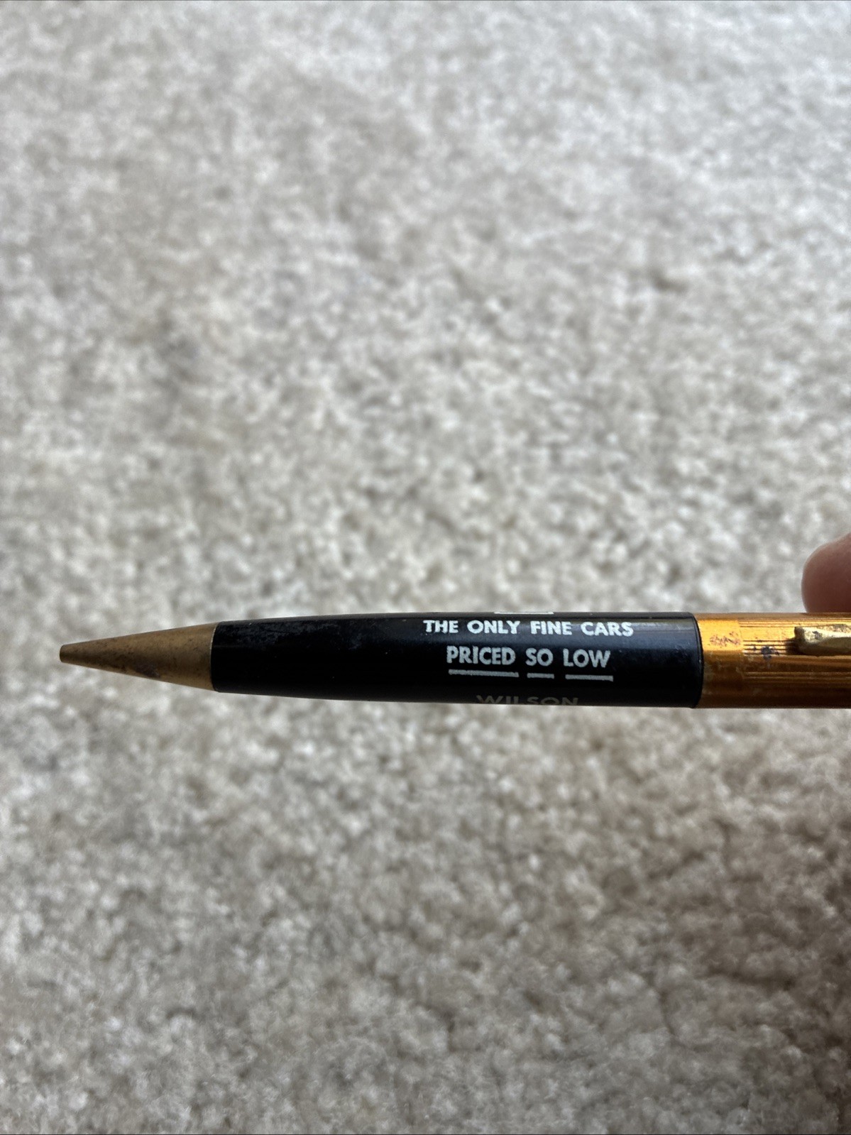 Shell Rock Iowa Mechanical Pencil Wilson Chevrolet Victor Vtg advertising