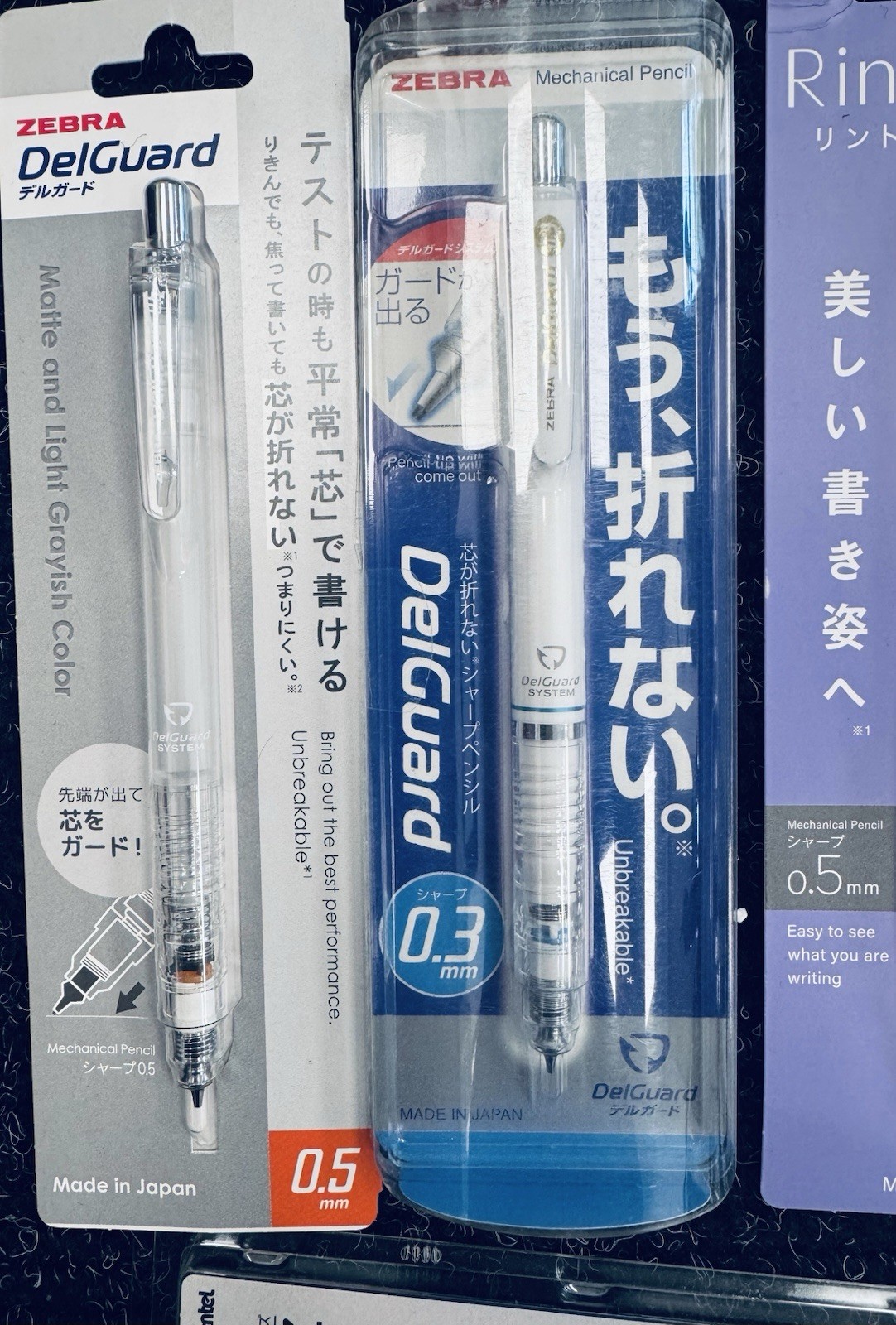 Vintage NOS Zebra Pentel Mitsubishi Unused Unopened Bubble Pack Lot Pencils