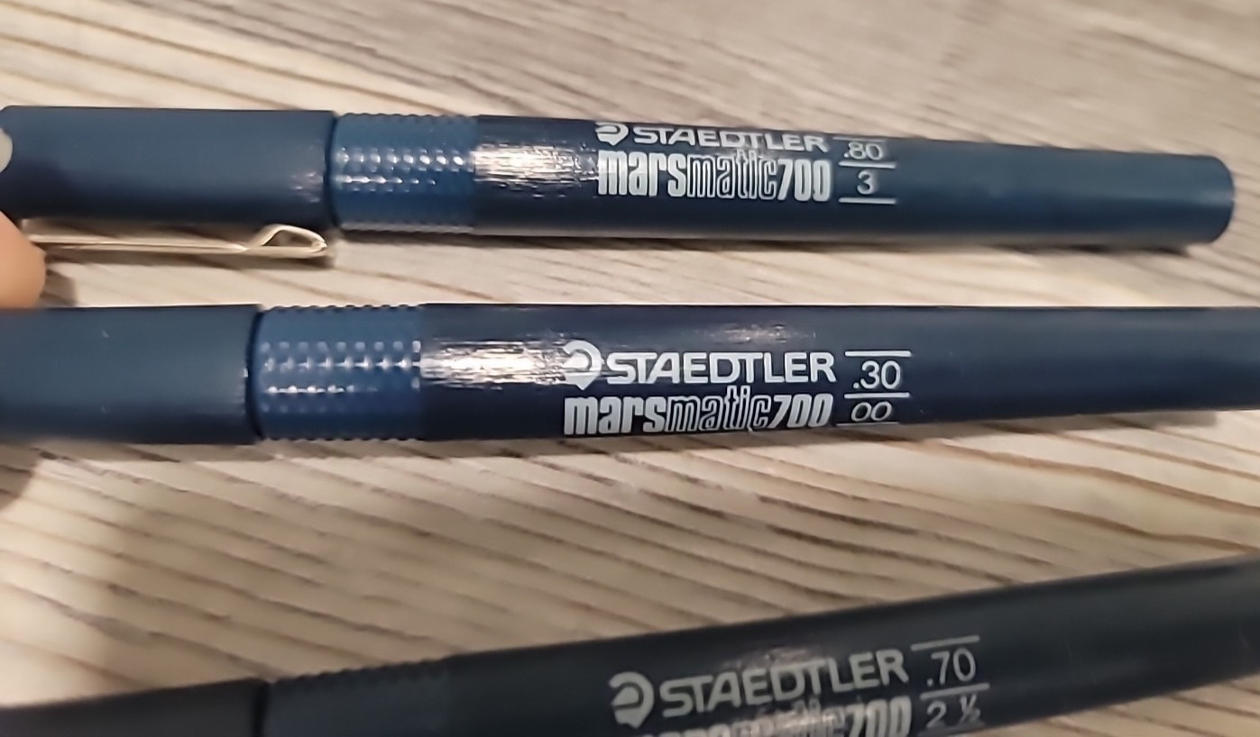 Vintage staedtier Marsmatic 700 lot of 5. 1.0,.70,.30, .50,.80