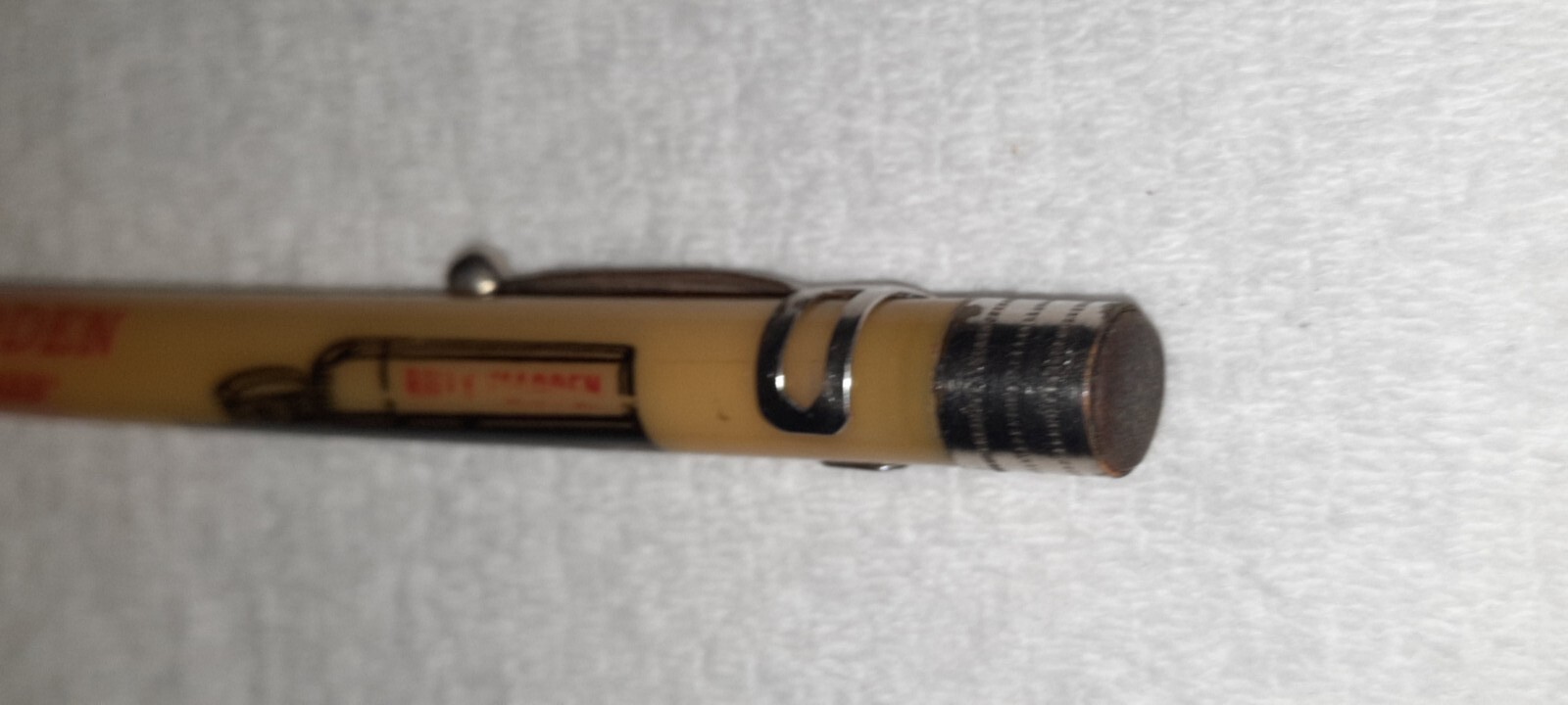 “Billy Madden*YOUR CANDY MAN*Phone 42 S 3*Scottsbluff, Nebr.” Working Pencil