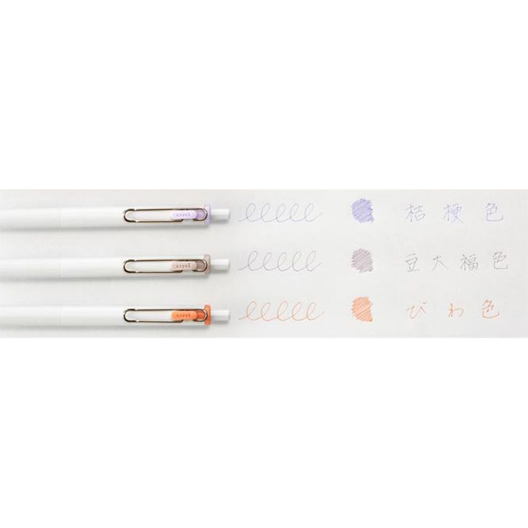 mitsubishi pencil uni-ball one Japanese style Color 0.38mm [Miyabi Zutsumi] 3P