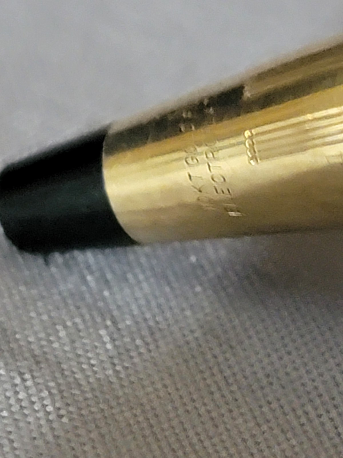 Vintage CROSS Gold Filled Mechanical Pencil USA GULF Gas Emblem