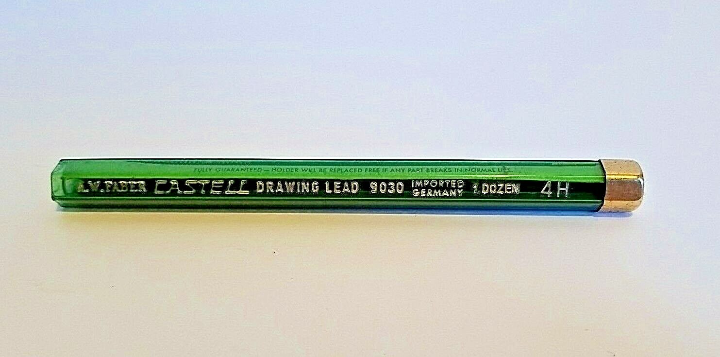 AW Faber Castell Drawing #9030 Refill Lead 4H Germany Vintage