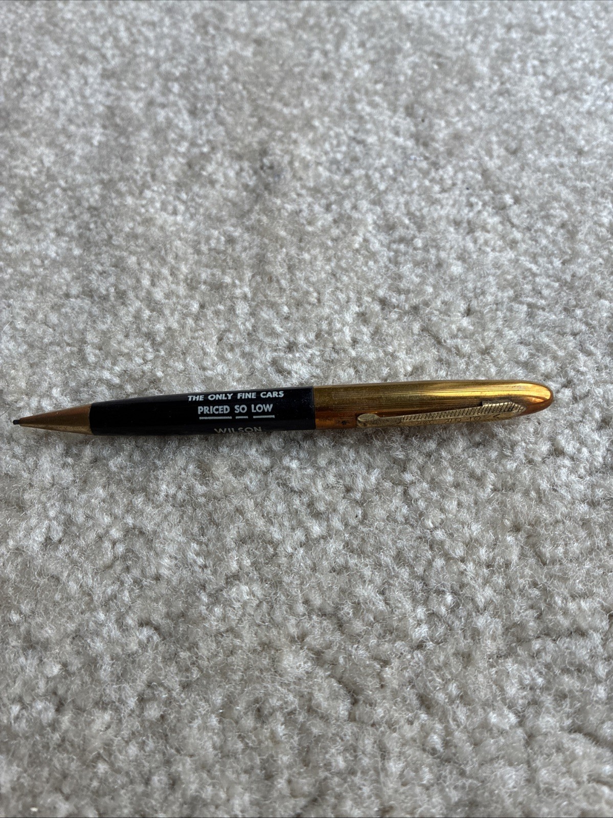 Shell Rock Iowa Mechanical Pencil Wilson Chevrolet Victor Vtg advertising