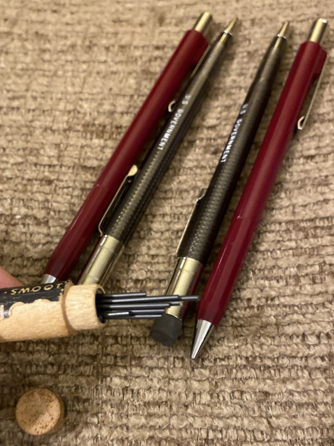 Skillcraft Mechanical Pencils Lot of 4 Vintage 0.5 mm SKILLCRAFT 2 Gray 2 Maroon
