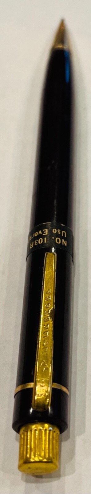 Eversharp Black Mechanical Pencil Repeater 103R Vintage 5.25” Long Made USA