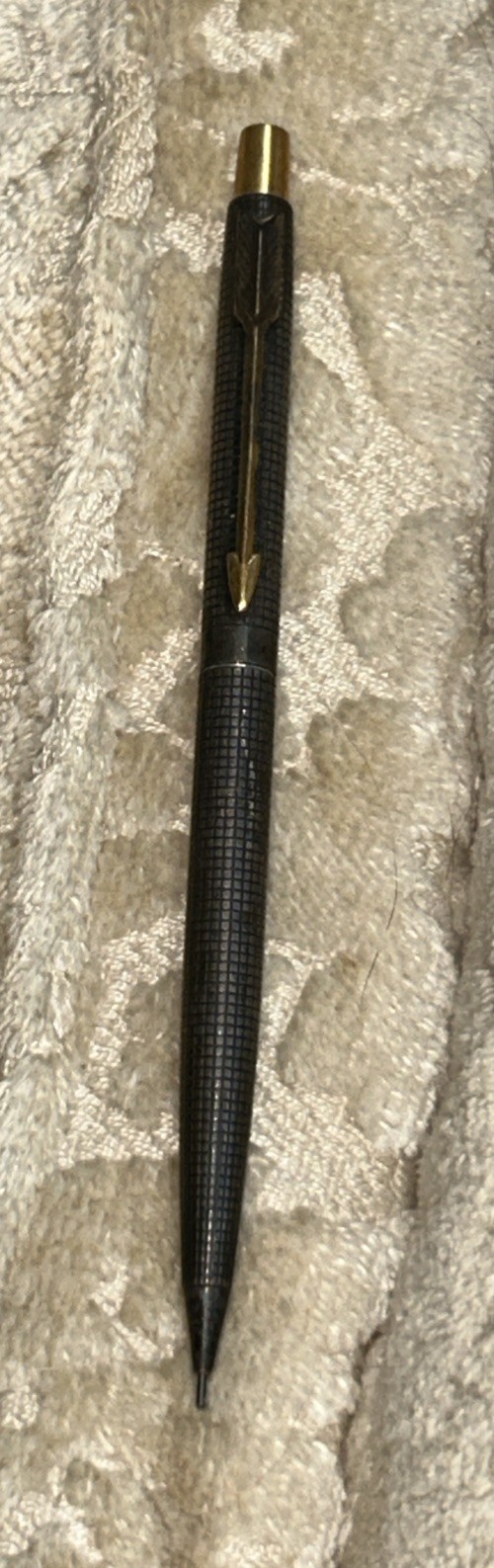 Parker Classic Sterling Silver Cisele & Gold Lead Pencil – 1970’s – USA Original