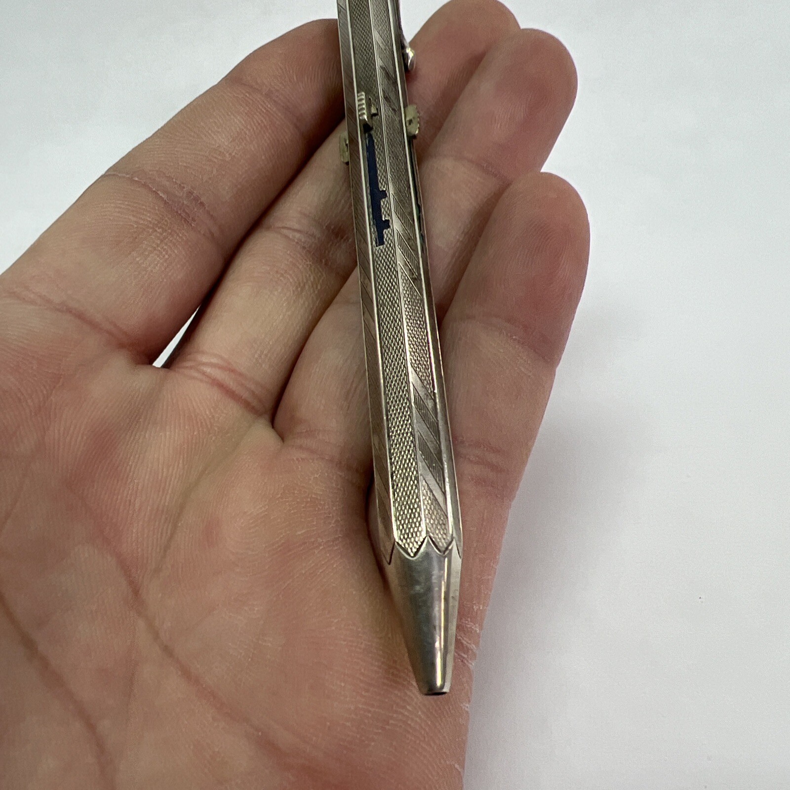 VINTAGE ADMIRAL JUNIOR SOLID SILVER 835 FOUR COLOR MECHANICAL PENCIL