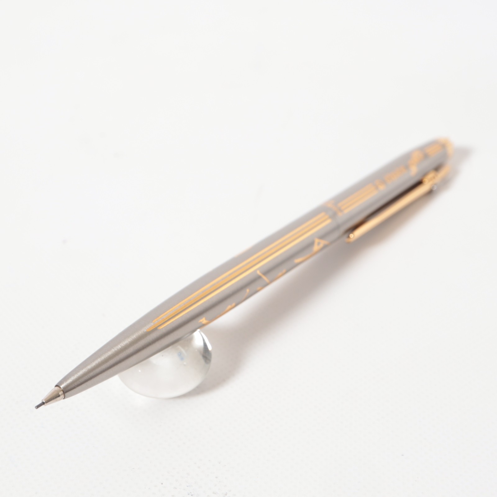 Elysee Sports Series Golf Mechanical Pencil 24K Gold Electroplated W/Box Papers