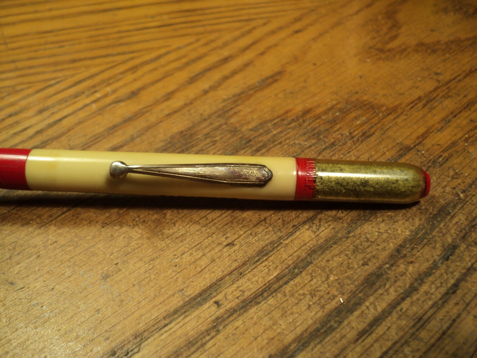 Vintage Ritepoint Mechanical Pencil Albatros Granular 5-3/8″ Clear Top B