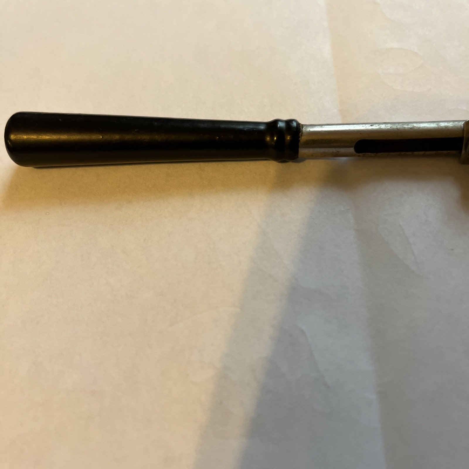 RARE VINTAGE MECHANICAL PENCIL WOOD METAL VICTORIAN? PAT DCI 2809
