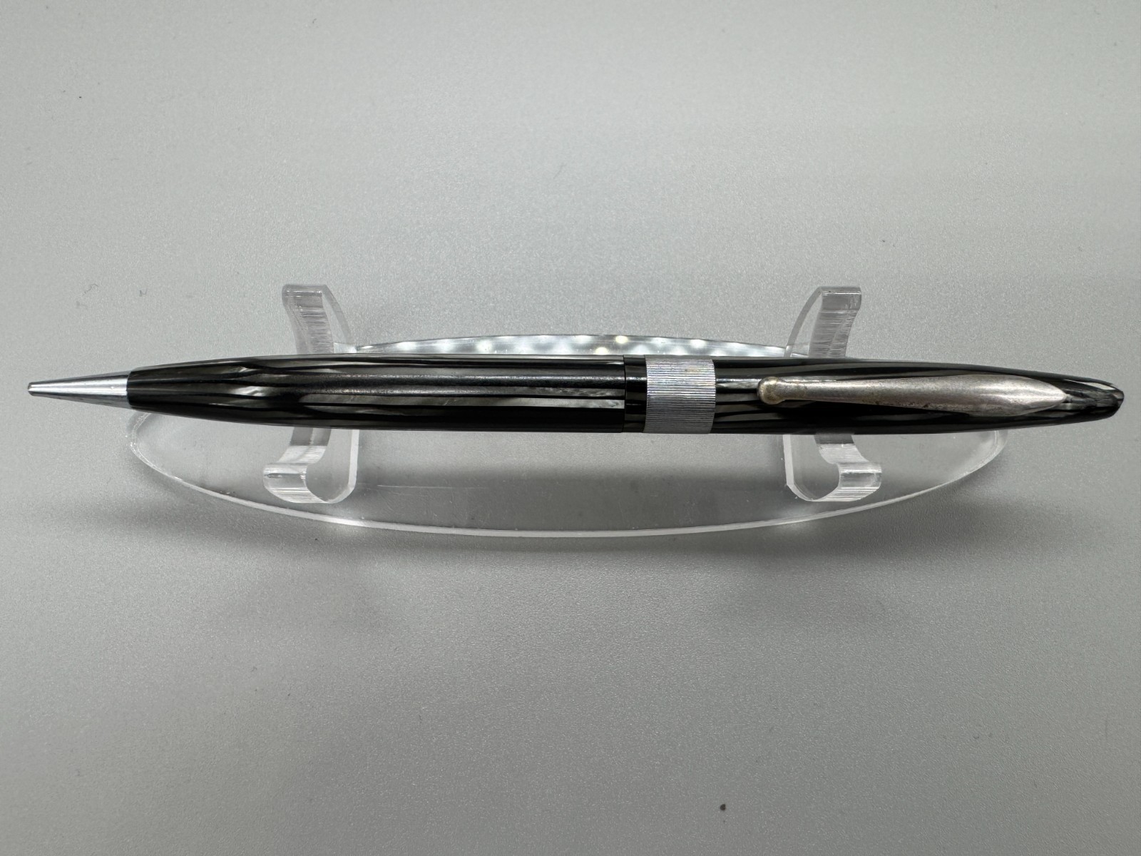 Vintage RARE Sheaffer Balance Pencil Silver w/ Wide Milled Band |’36-’42, Tested