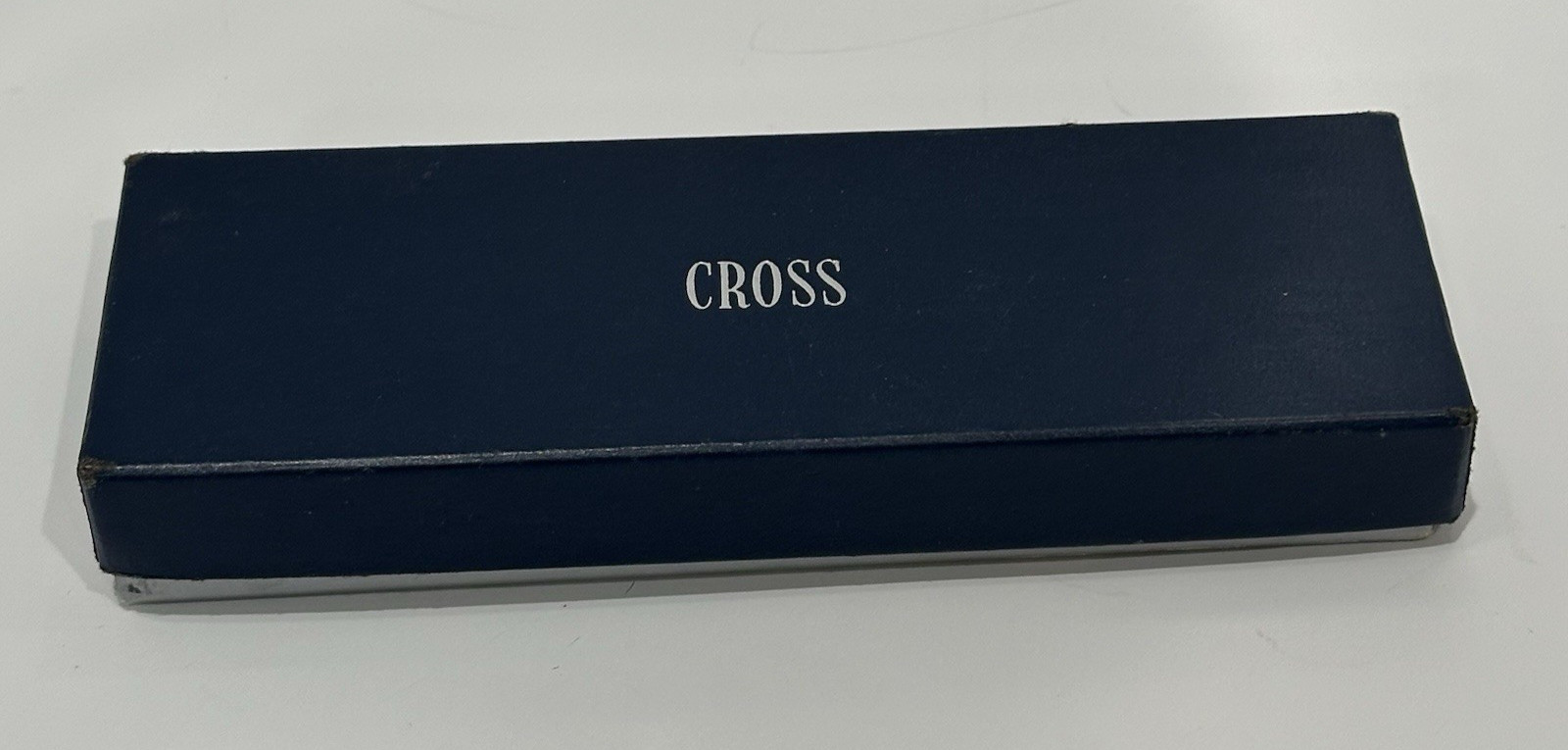 Vintage Cross Mechanical Pencil Chrome 5 1/4″ Long Monogrammed Made in USA IOB