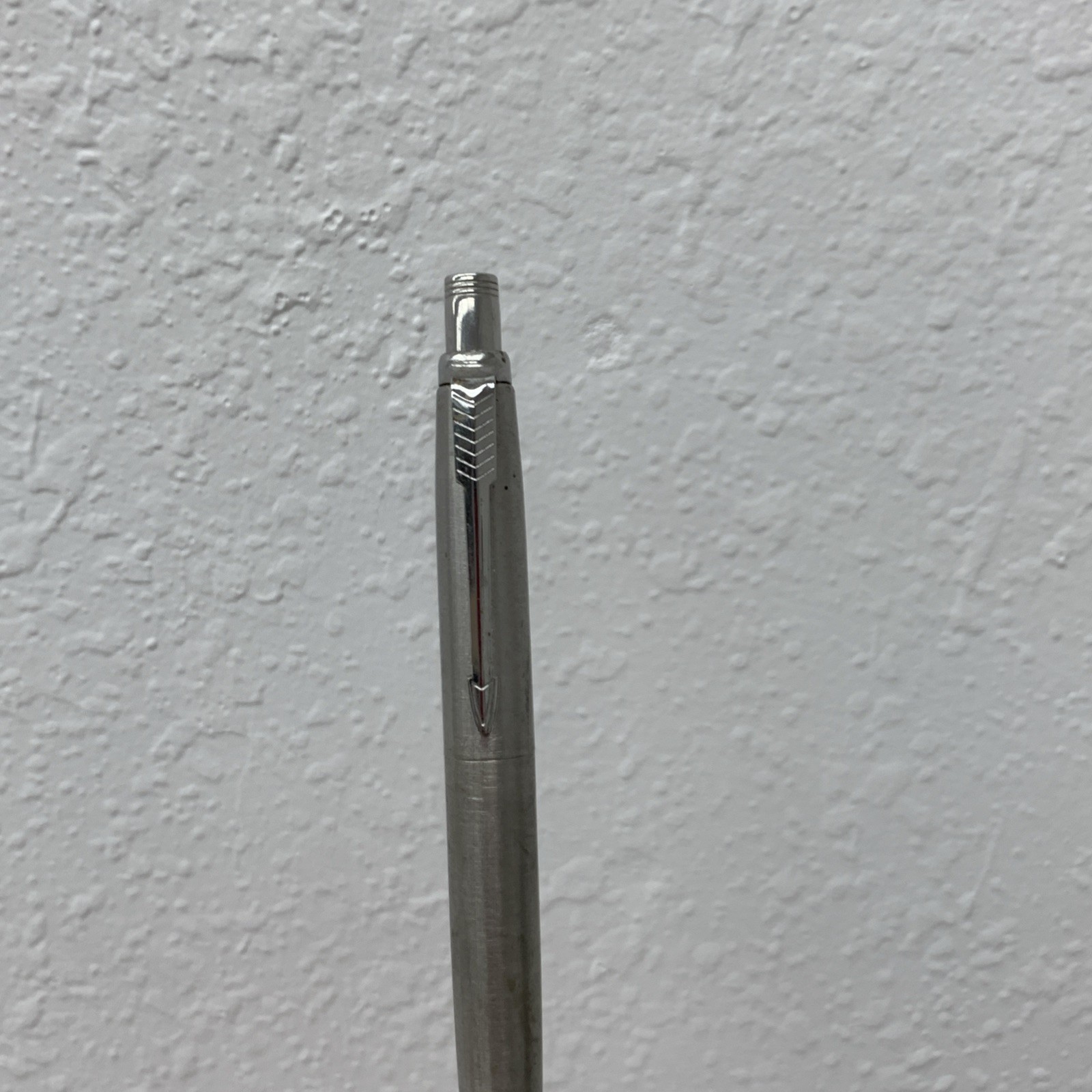 Vintage Parker Mechanical Pencil Silver Brushed Arrow Classic Writing Drawings