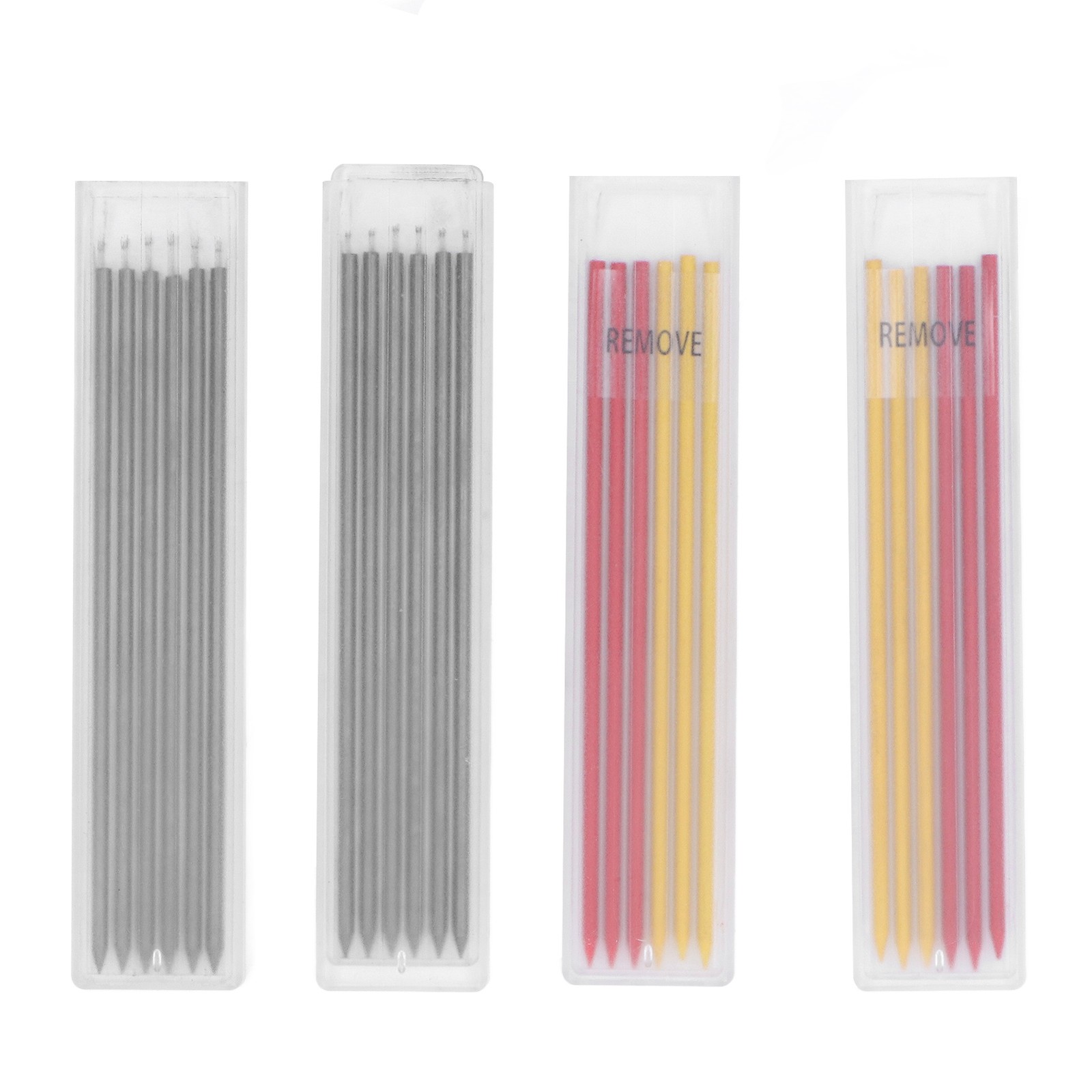 24Pcs Carpenter Pencil Refill Red Yellow Black Marking Scribing Tool Set For New