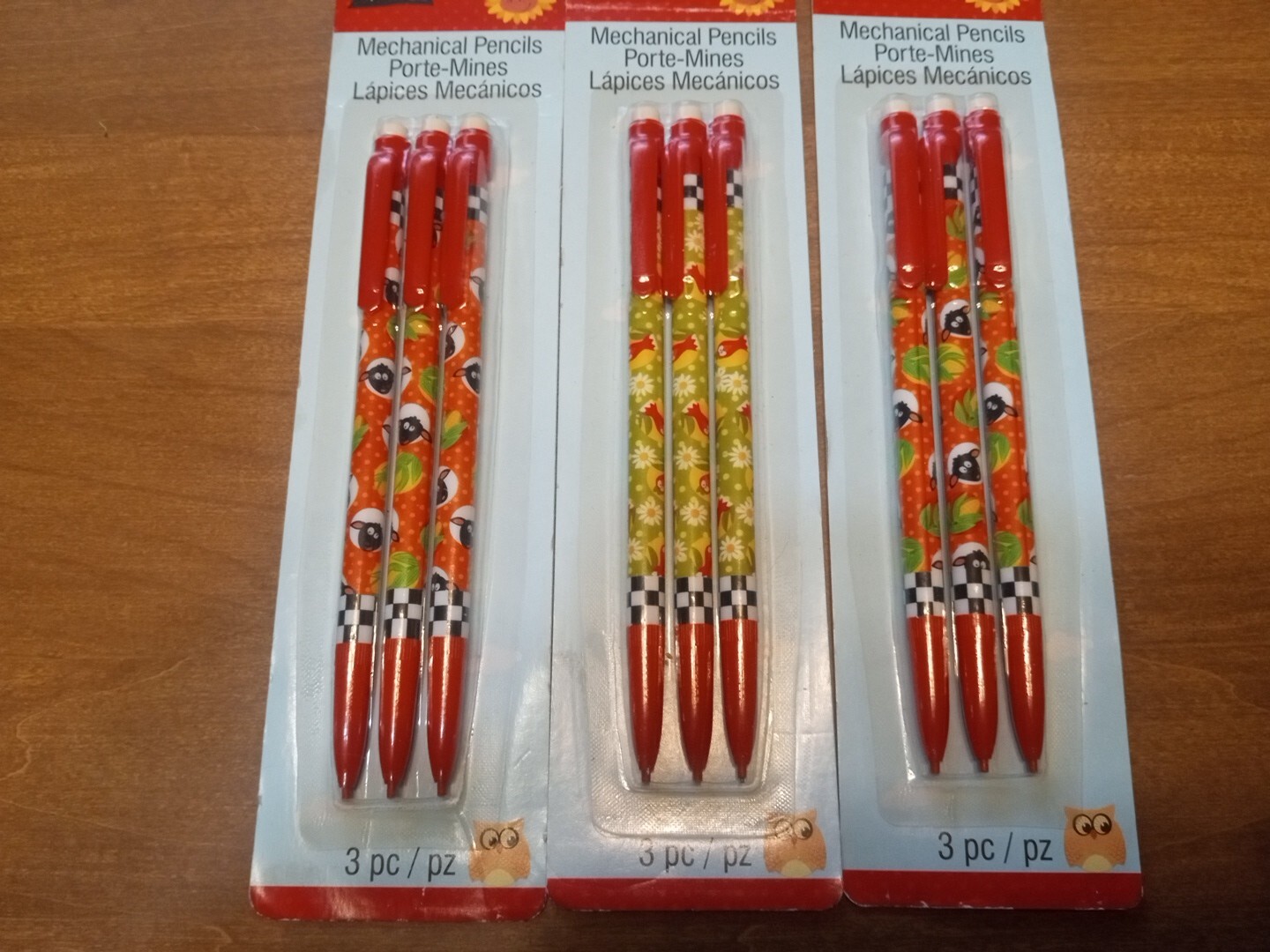 Vintage Mechanical Pencil And Ballpoint Pens Lot Of 5 Unused Packs Perfect Rare