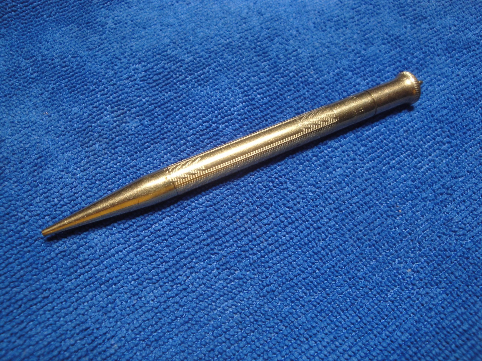 Moore Gold Filled Mechanical Pencil, Pat. Aug. 15 – 22